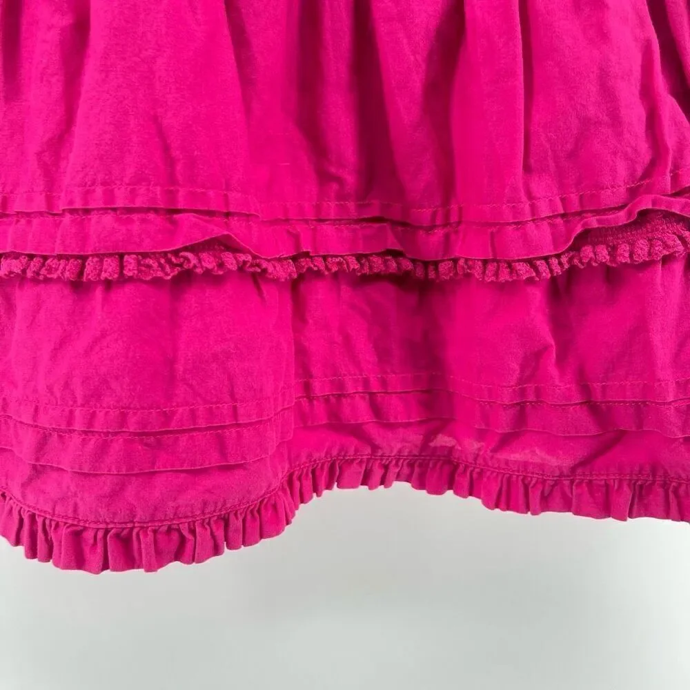 Ralph Lauren Girl’s Pink Sleeveless 100% Cotton Tiered Dress Size 4/5